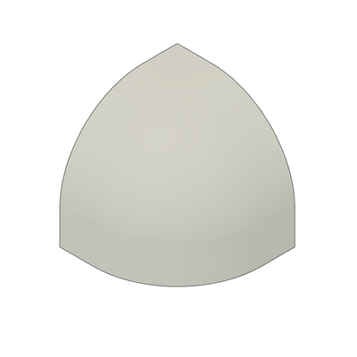60-260-2 MODULAR SOLUTIONS PART<br>END CAP FOR 3-WAY BODY CONNECTION, ROUND, GRAY, USED WITH 40-010-1